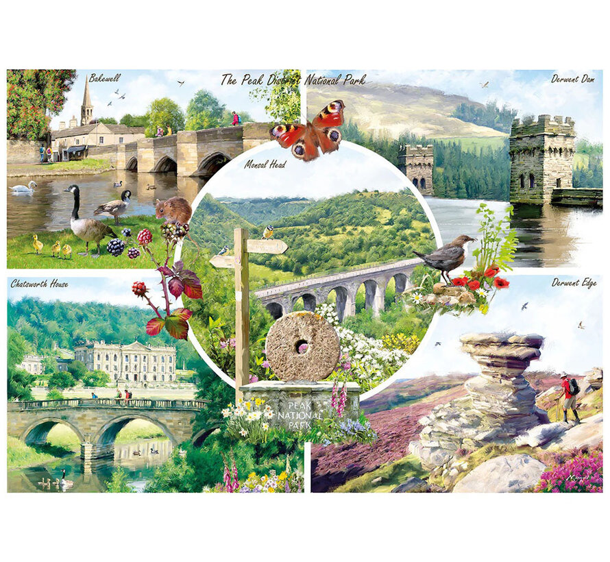 Gibsons The Peak District Puzzle 1000pcs