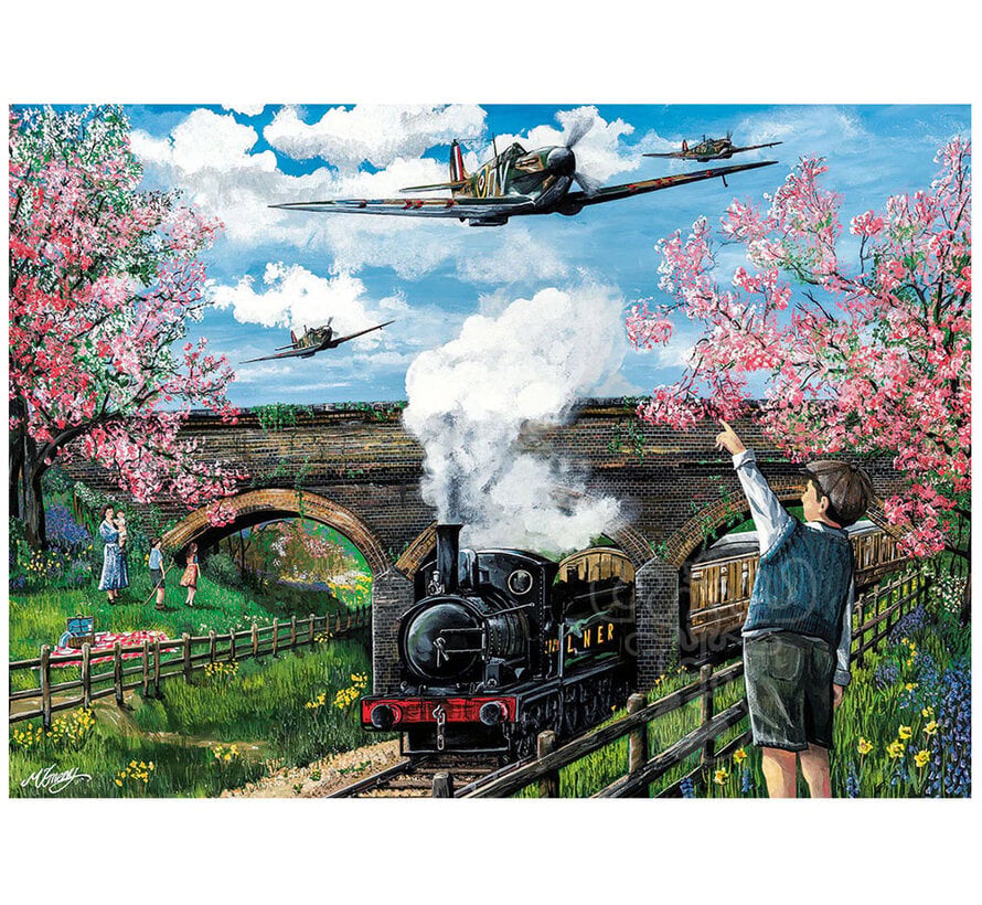 Gibsons Spitfire Surprise Puzzle 1000pcs