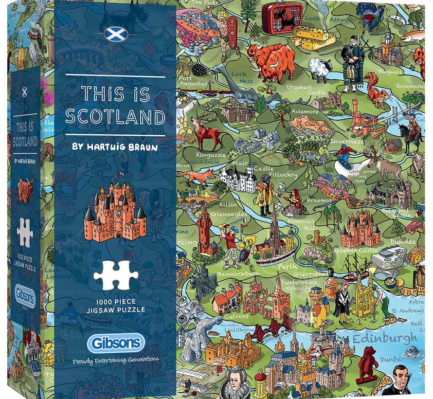 Gibsons This is Scotland Puzzle 1000pcs