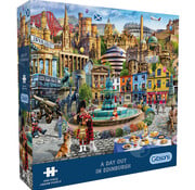 Gibsons Gibsons A Day Out in Edinburgh Puzzle 1000pcs
