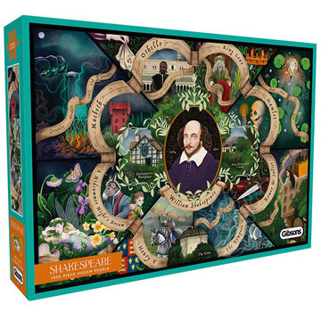 Gibsons Gibsons Shakespeare Puzzle 1000pcs