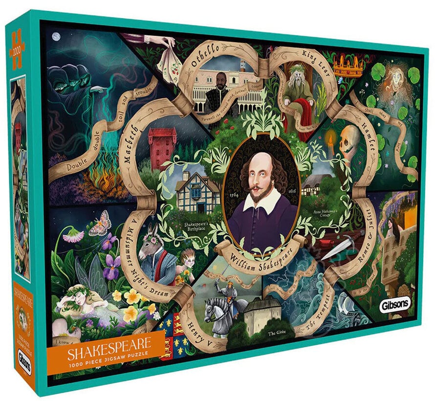 Gibsons Shakespeare Puzzle 1000pcs