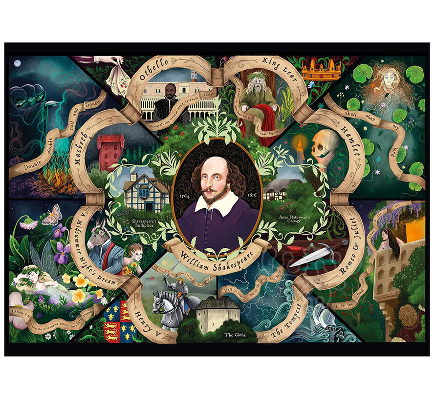 Gibsons Shakespeare Puzzle 1000pcs