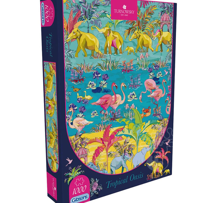 Gibsons House Of Turnowsky: Tropical Oasis Puzzle 1000pcs