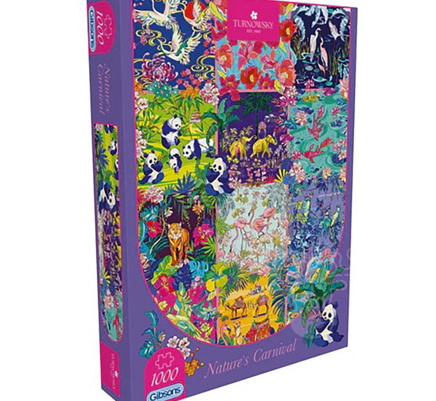 Gibsons House Of Turnowsky: Nature's Carnival Puzzle 1000pcs