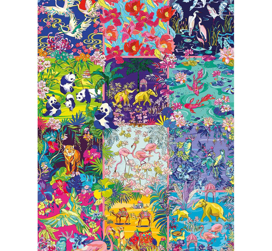 Gibsons House Of Turnowsky: Nature's Carnival Puzzle 1000pcs