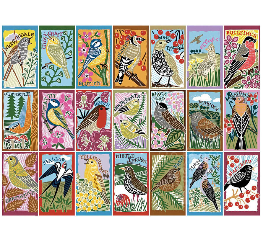 Gibsons RSPB British Songbirds Puzzle 1000pcs