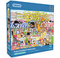 Gibsons Flea Market Moggies Puzzle 1000pcs