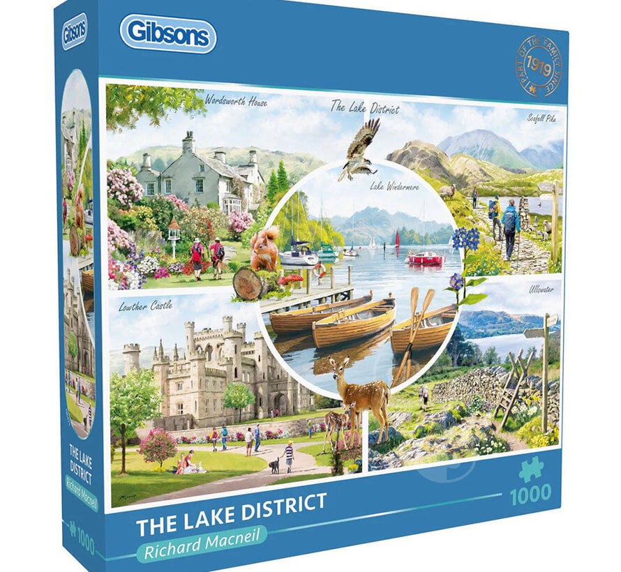 Gibsons The Lake District Puzzle 1000pcs