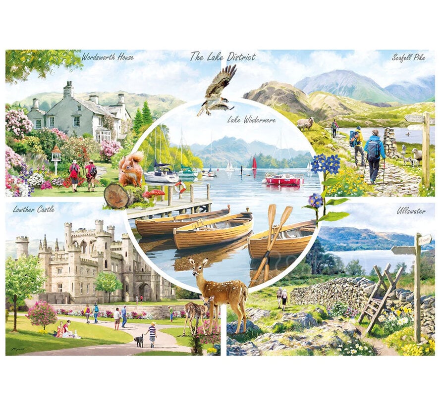 Gibsons The Lake District Puzzle 1000pcs