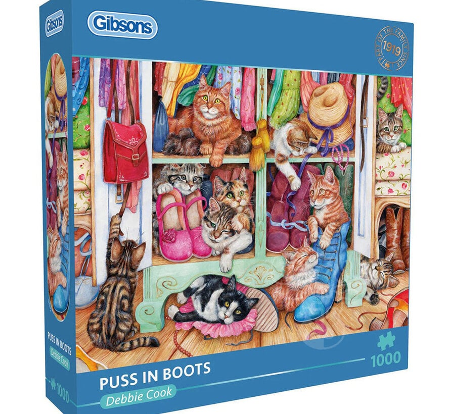 Gibsons Puss in Boots Puzzle 1000pcs
