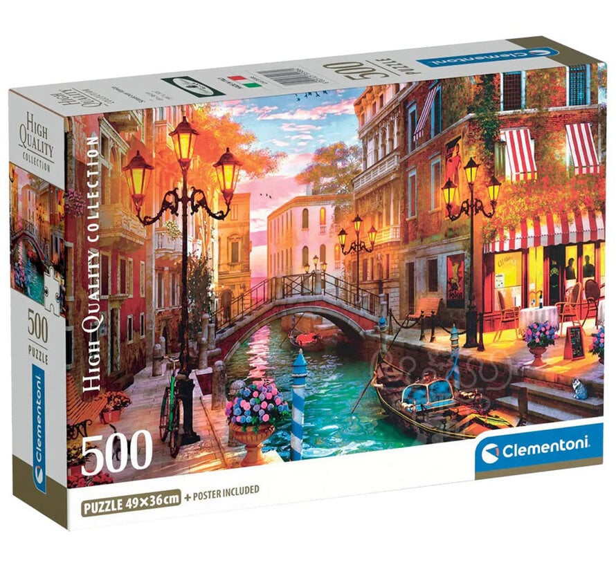 Clementoni Sunset Over Venice Puzzle 500pcs