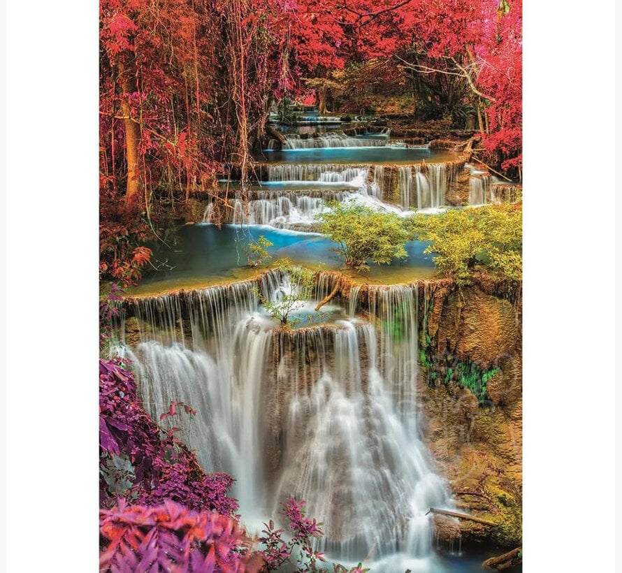 Clementoni Colourful Thai Falls Puzzle 1000pcs