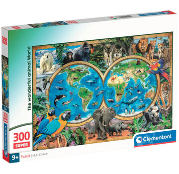 Clementoni Clementoni The Wonderful Animal World Puzzle 300pcs