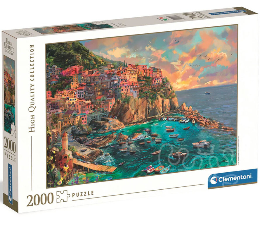 Clementoni Painted Manarola Puzzle 2000pcs