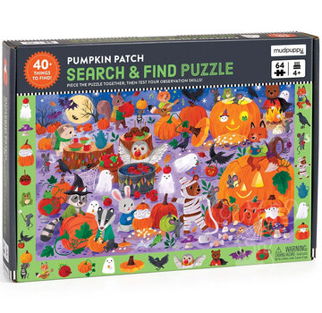 Mudpuppy Mudpuppy Pumpkin Patch Search & Find Puzzle 64pcs