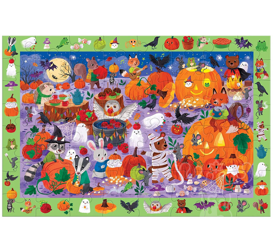 Mudpuppy Pumpkin Patch Search & Find Puzzle 64pcs