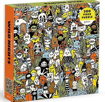 Galison Galison Barbtropolis Wild Nights Puzzle 500pcs