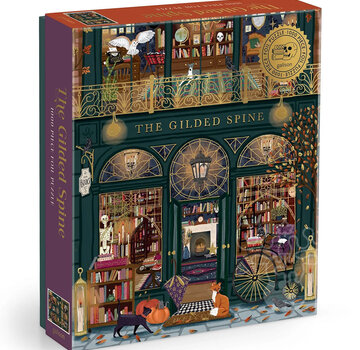 Galison Galison The Gilded Spine Foil Puzzle 1000pcs