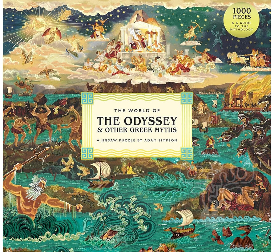Laurence King The World of Odyssey & Other Greek Myths Puzzle 1000pcs