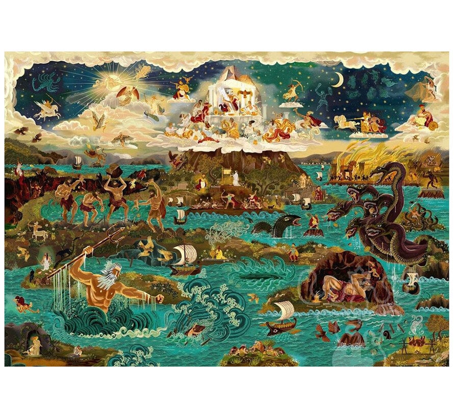 Laurence King The World of Odyssey & Other Greek Myths Puzzle 1000pcs
