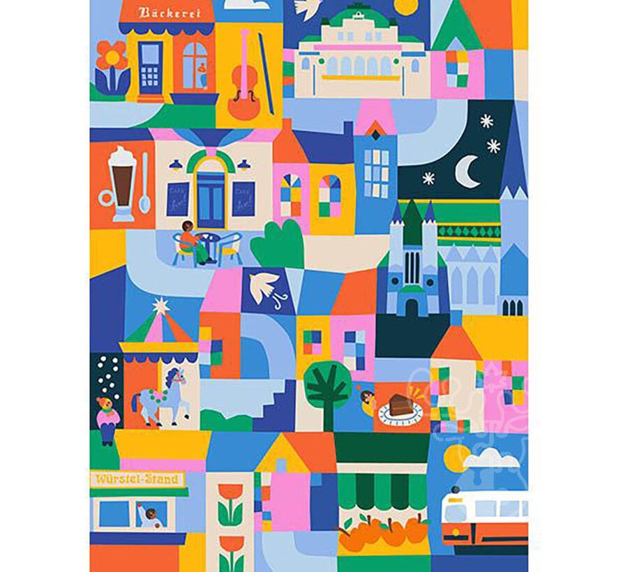 Holiyay A Day in Vienna Puzzle 500pcs