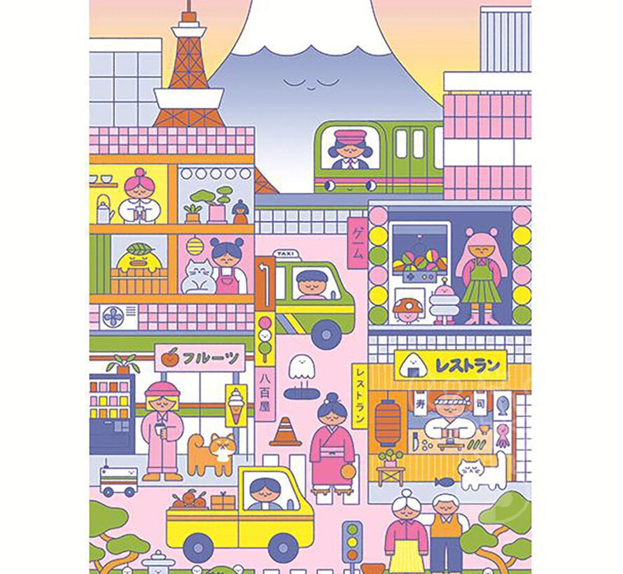 Holiyay Busy in Tokyo Puzzle 500pcs