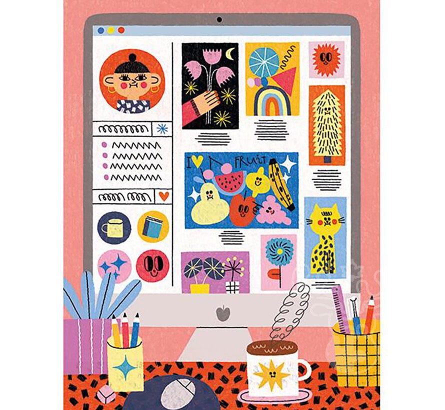 Holiyay Colourful Portfolio Puzzle 500pcs