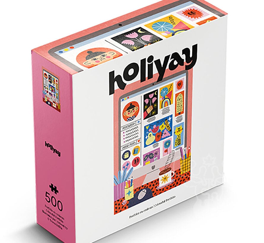 Holiyay Colourful Portfolio Puzzle 500pcs