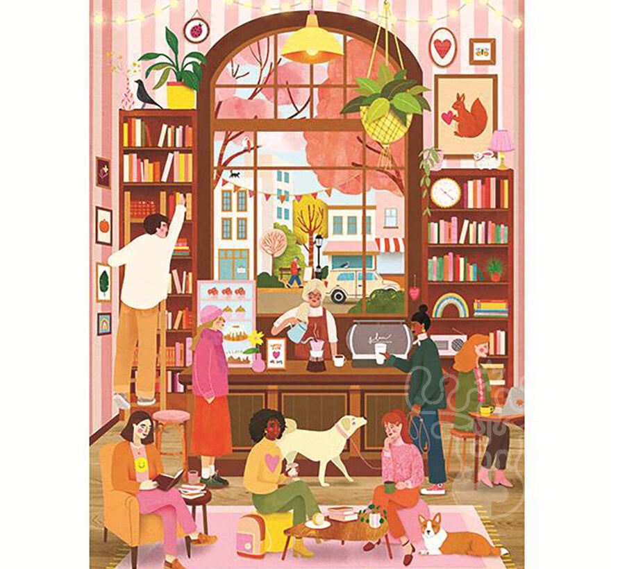 Holiyay The Cozy Bean Café Puzzle 1000pcs