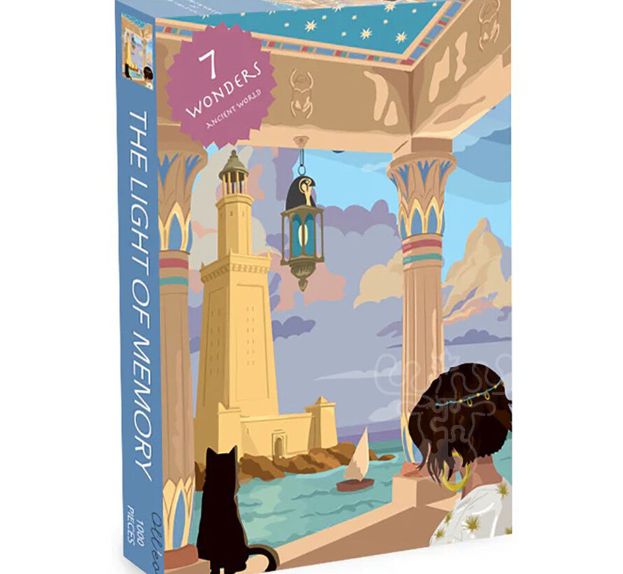 Olleo 7 Wonders: The Light of Memory, Lighthouse of Alexandria Puzzle 1000pcs