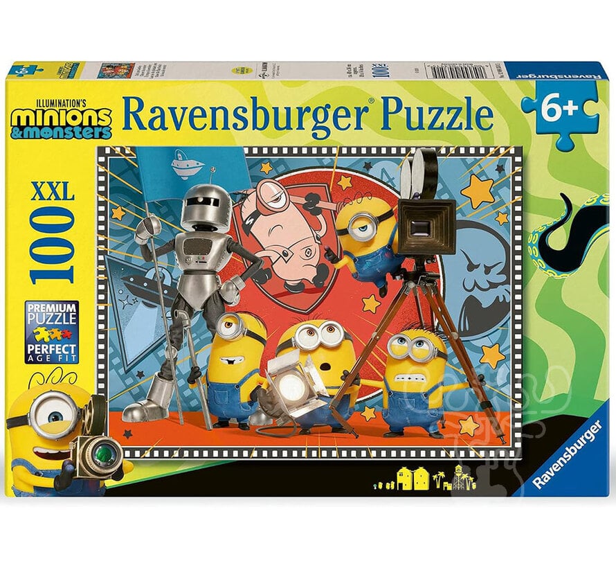 Ravensburger Minions 3: Minions & Monsters Puzzle 100pcs XXL