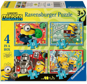 Ravensburger Ravensburger Minions 3: Directing Life Moments Puzzle 12, 16, 20, 24pcs