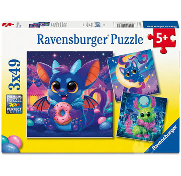 Ravensburger Ravensburger Little Demons Puzzle 3 x 49pcs