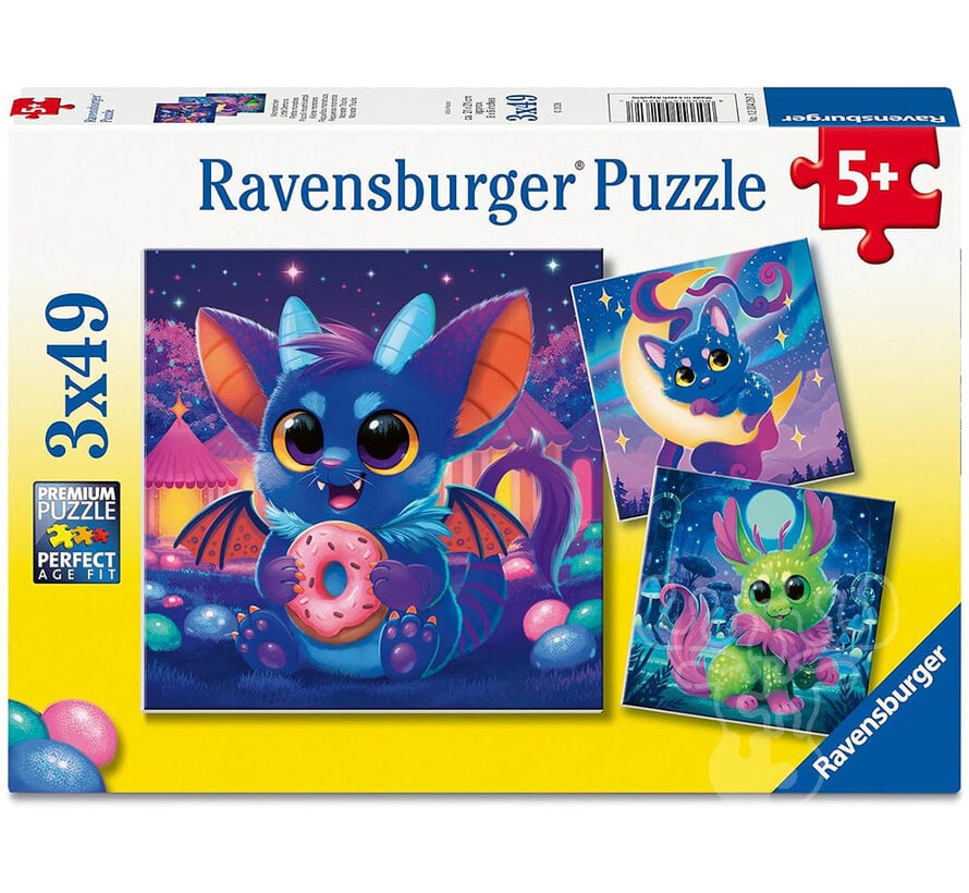 Ravensburger Little Demons Puzzle 3 x 49pcs