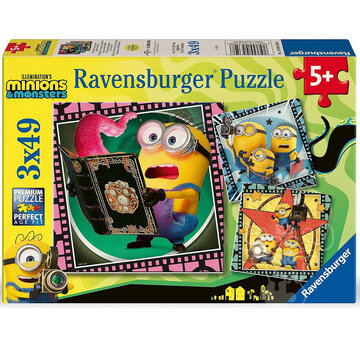 Ravensburger Ravensburger Minions 3: Miniona & Monsters Puzzle 3 x 49pcs