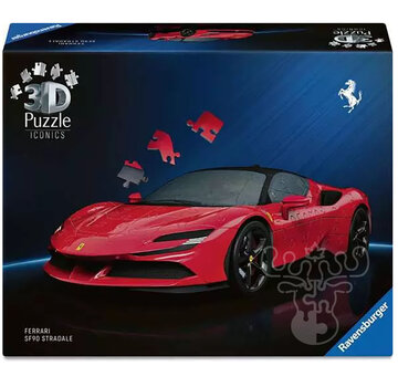 Ravensburger Ravensburger Iconics 3D Ferrari SF90 Stradale Puzzle 108pcs