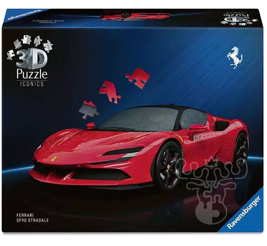 Ravensburger Iconics 3D Ferrari SF90 Stradale Puzzle 108pcs