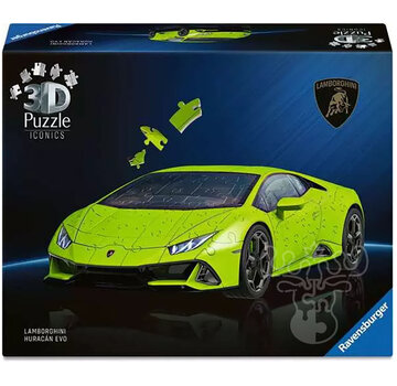 Ravensburger Ravensburger Iconics 3D Lamborghini EVO Green Puzzle 108pcs