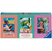 Ravensburger Ravensburger Have Dog, Will Travel Mini Puzzle 3 x 100pcs with Easel