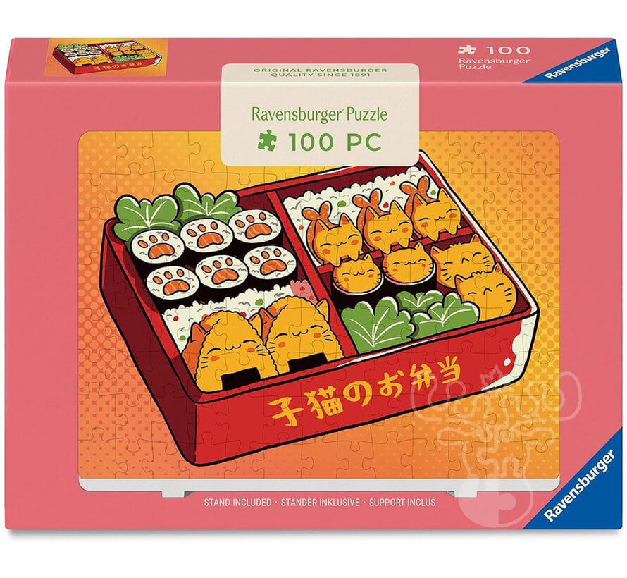 Ravensburger Kawaii Cats Bento Mini Puzzle 100pcs