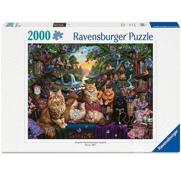 Ravensburger Ravensburger Cat Tail Cottage Puzzle 2000pcs