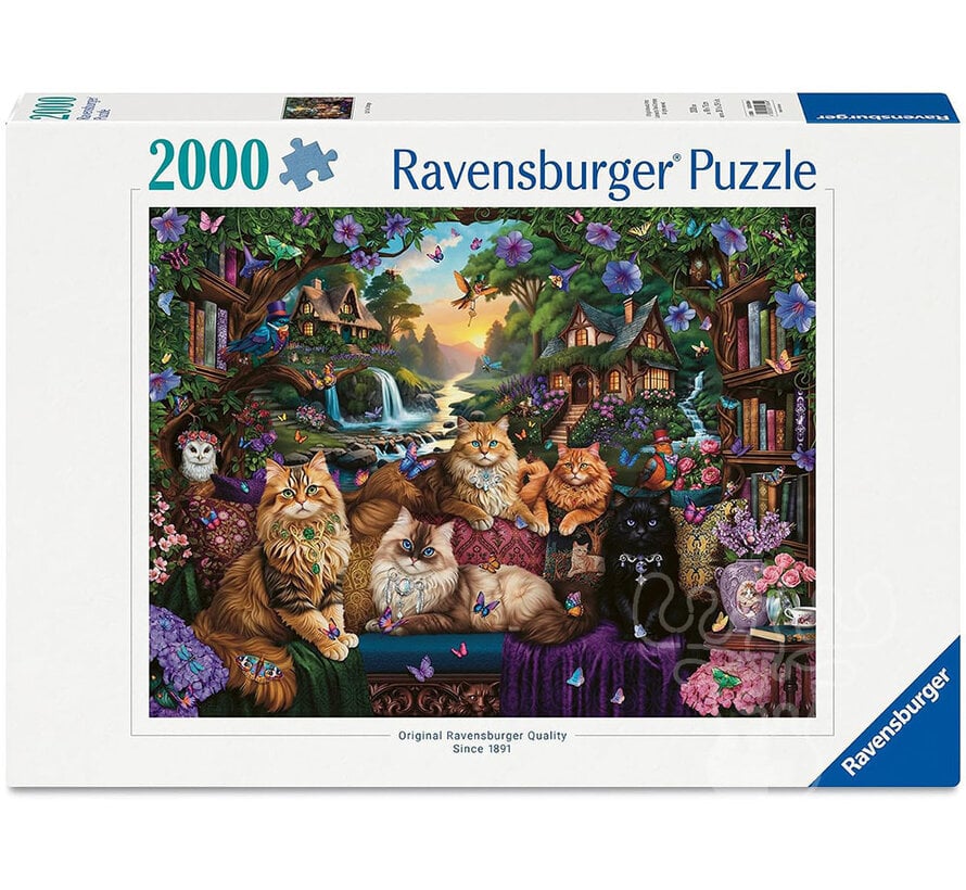 Ravensburger Cat Tail Cottage Puzzle 2000pcs
