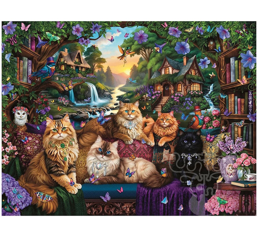 Ravensburger Cat Tail Cottage Puzzle 2000pcs