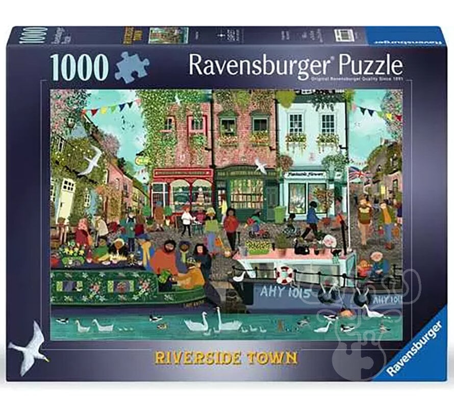 Ravensburger Riverside Town Puzzle 1000pcs