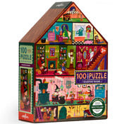 EeBoo eeBoo Haunted House Puzzle 100pcs Shaped Box