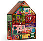 eeBoo Haunted House Puzzle 100pcs Shaped Box