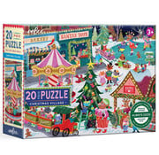 EeBoo eeBoo Christmas Village Puzzle 20pcs