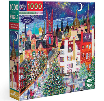EeBoo eeBoo Christmas in Edinburgh Puzzle 1000pcs