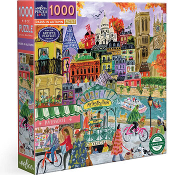 EeBoo eeBoo Paris in Autumn Puzzle 1000pcs